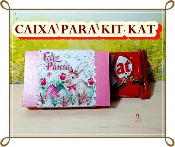 Arquivo Caixa para Kit Kat Páscoa *PAGUE 1 e LEVE 3 Studio
