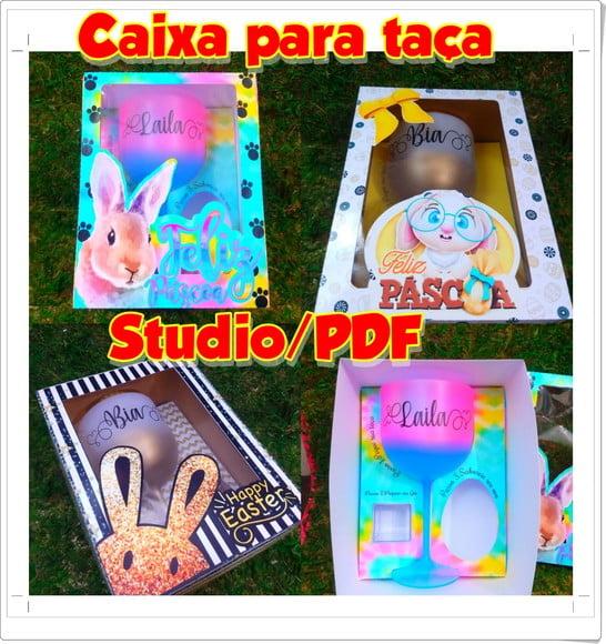 Arquivo Caixa taça Gin *PAGUE 1 e LEVE 3 *Studio/PDF