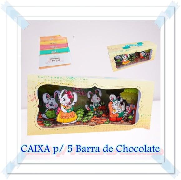 Arquivo Corte Caixa cenário Páscoa ***DXF