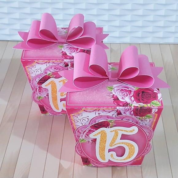 Arquivo de corte 15 Anos - Rosa com Dourado *Studio/PDF