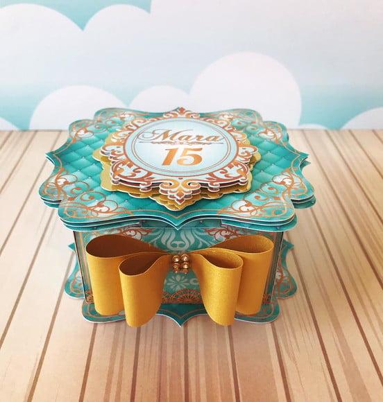 Arquivo de corte 15 Anos -Tiffany com Dourado Studio/PDF/PNG