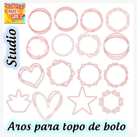 Arquivo De Corte Aro Para Topo De Bolo