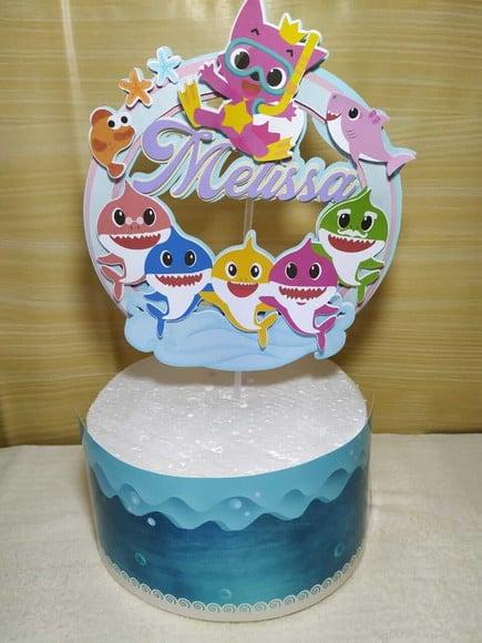 Arquivo de corte Baby Shark Menina/Girl PDF/STUDIO