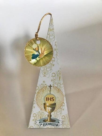 Arquivo de corte Batizado Branco com Dourado Studio