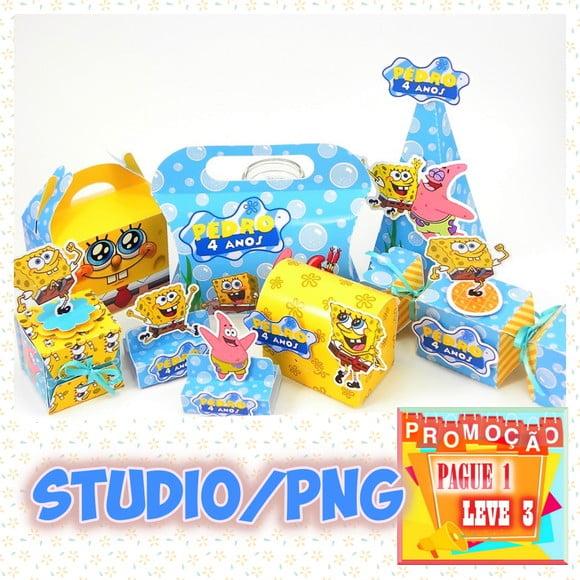 Arquivo de corte Bob Esponja *Studio/PNG