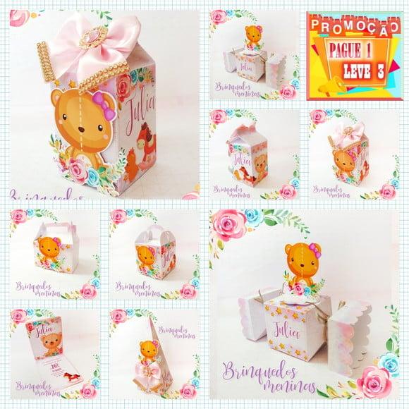 Arquivo De Corte Brinquedos Ursinho Menina *studio