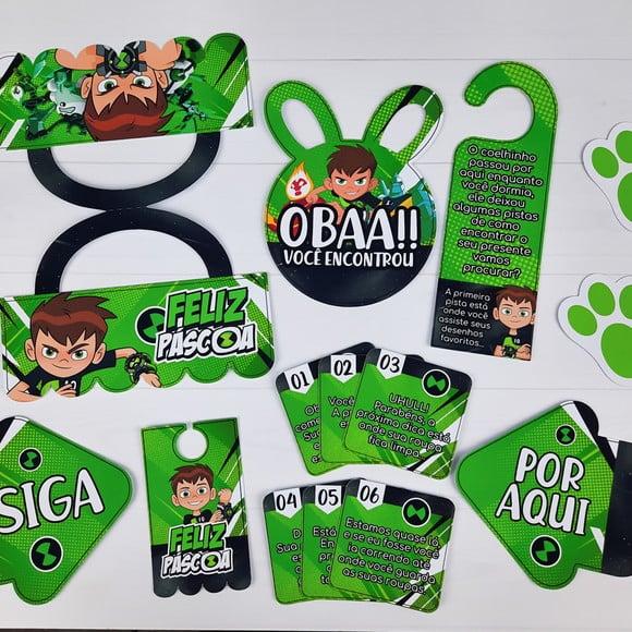 Arquivo de corte Caça aos ovos - Ben 10 ***Studio/PDF