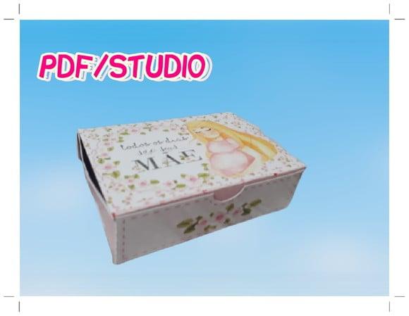Arquivo de corte Caixa - Dia das Mães Studio/JPG