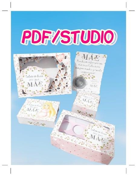 Arquivo de corte Caixa - Dia das Mães Studio/JPG