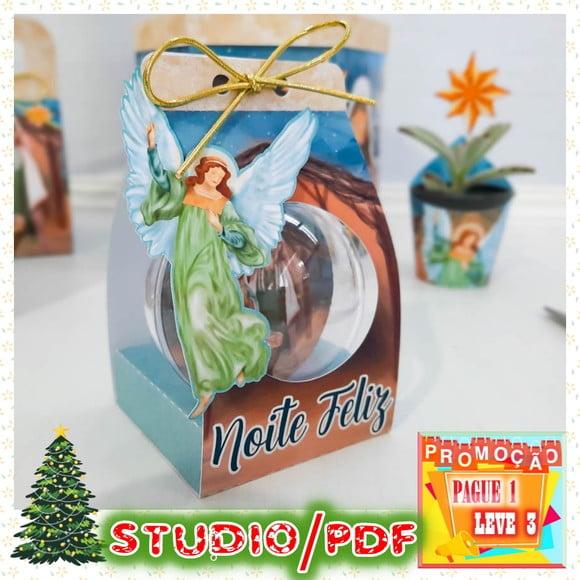 Arquivo de corte caixa 1 Esfera Natal Religioso