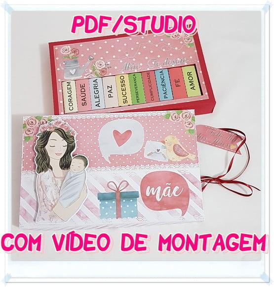 Arquivo de corte Caixa 10 Bis - Dia das Mães Studio/PDF
