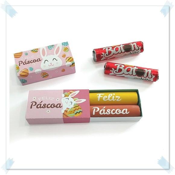 Arquivo de corte caixa 2 batons Páscoa Studio/PDF/SVG