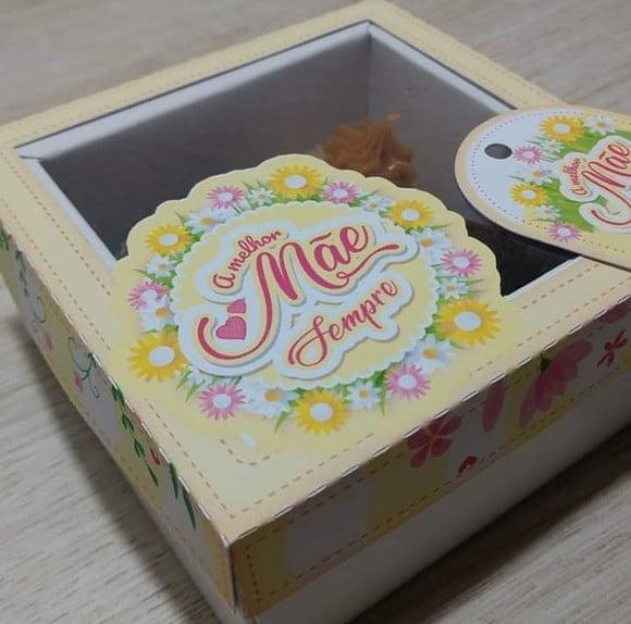 Arquivo de corte Caixa 4 doces Dia das Mães Studio