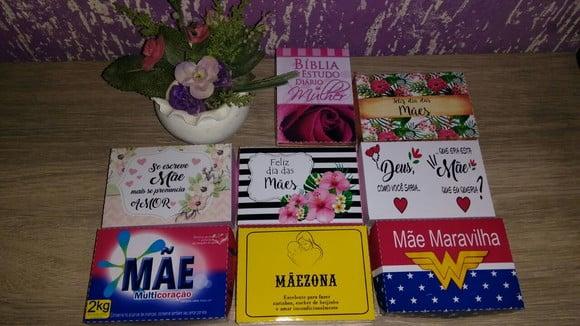 Arquivo de corte caixa 6 doces - Dia das Mães *Studio