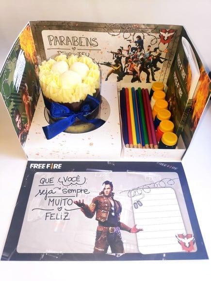 Arquivo de corte Caixa Cenário - Freefire *STUDIO/PDF