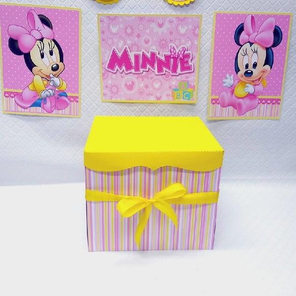Arquivo de corte Caixa Cenário - Minnie *STUDIO/PDF
