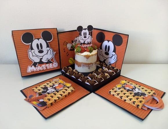 Arquivo de corte Caixa cenário Mickey *Studio
