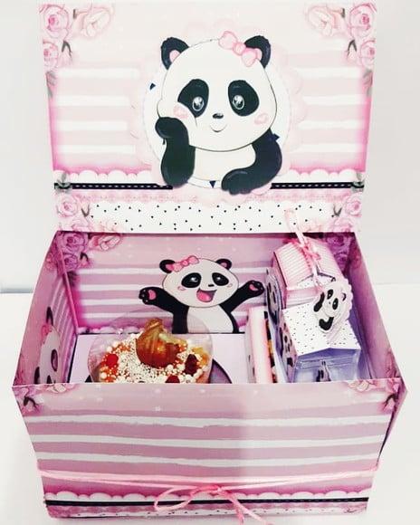 Arquivo de corte Caixa cenário Panda *Studio/PDF
