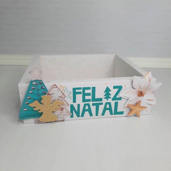 Arquivo de corte caixa Cesta Natalina *Studio/PDF*
