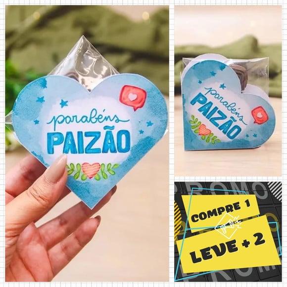 Arquivo de Corte Caixa Coração Dia dos Pais *studio/pdf*