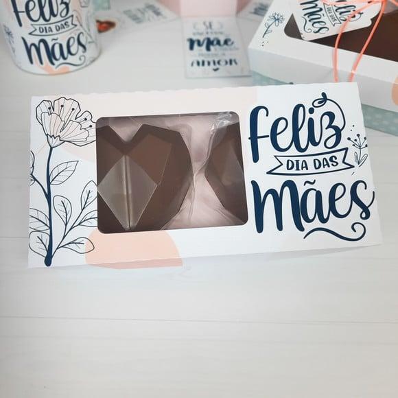 Arquivo de Corte Caixa coração Lapidado - Dia das Mães