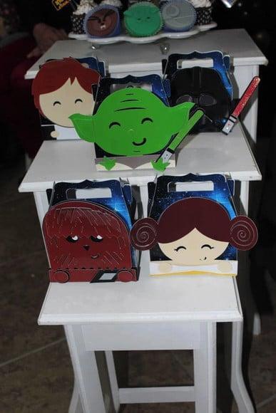 Arquivo de corte Caixa cute Star Wars em Studio