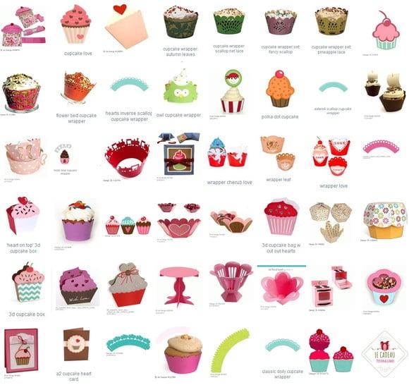 Arquivo de corte Caixa Cupcakes Studio
