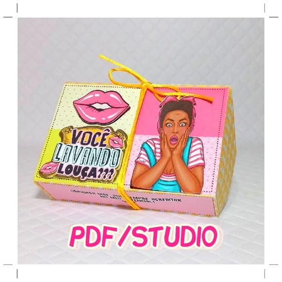 Arquivo de corte Caixa doces Dia das Mães *Studio/PDF