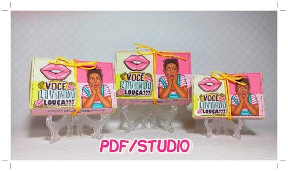 Arquivo de corte Caixa doces Dia das Mães *Studio/PDF