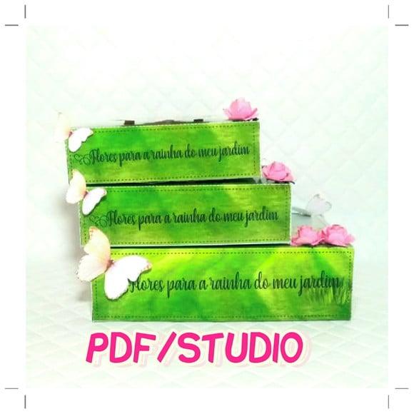 Arquivo de corte Caixa doces Dia das Mães *Studio/PDF