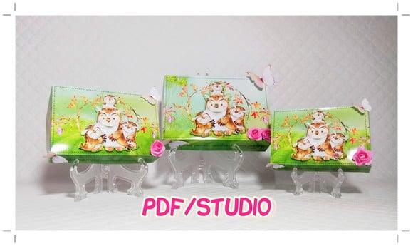 Arquivo de corte Caixa doces Dia das Mães *Studio/PDF