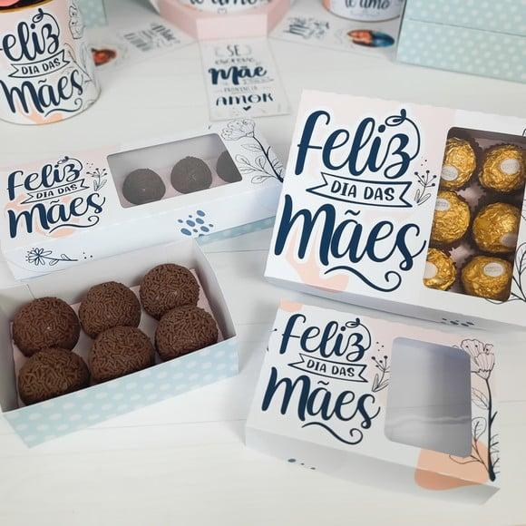 Arquivo de corte Caixa doces Dia das Mães *Studio/PDF*