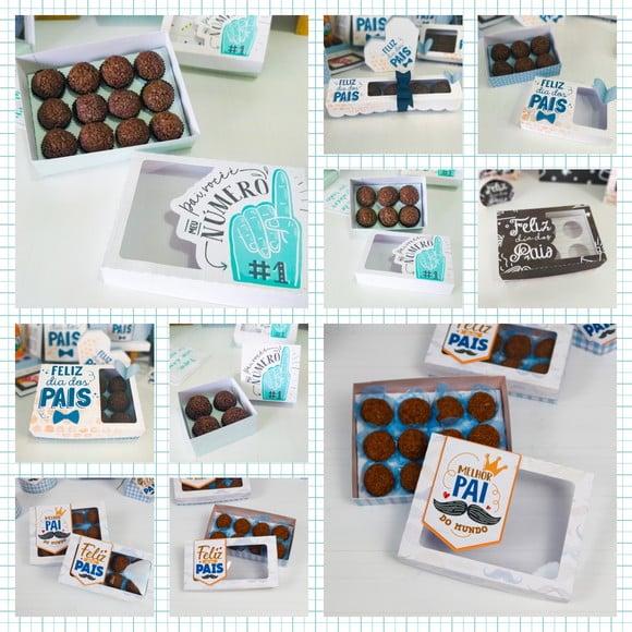Arquivo de corte caixa doces Dia dos Pais *Studio/PDF*
