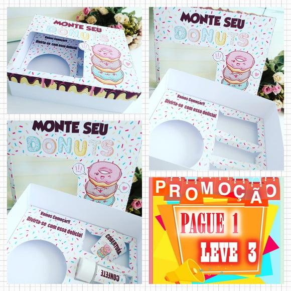 Arquivo de Corte Caixa Donuts Studio