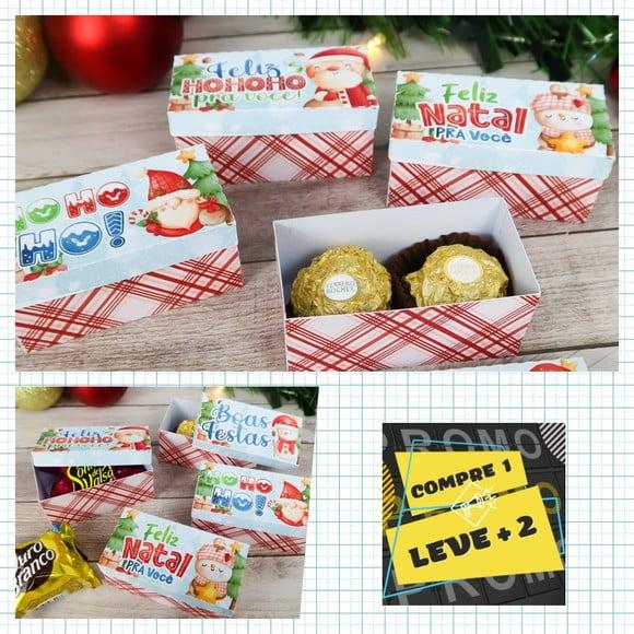 Arquivo de Corte Caixa para 2 Doces Natal Studio/pdf