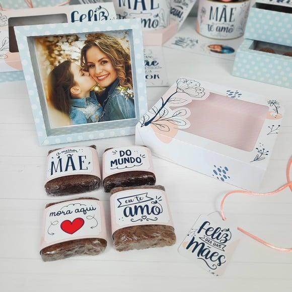Arquivo de Corte Caixa para brownie - Dia das Mães