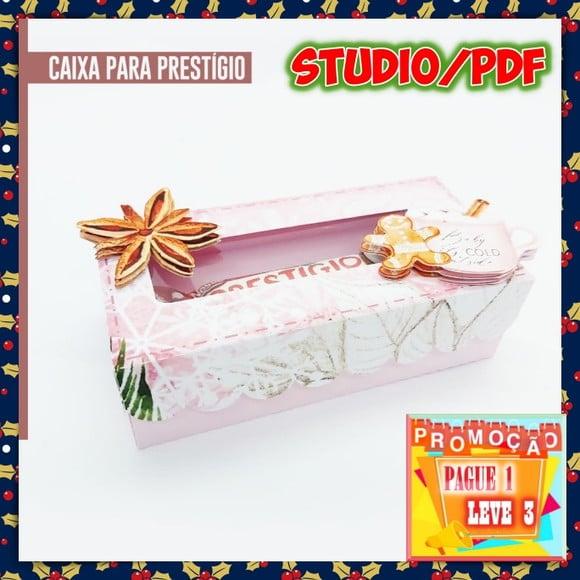 Arquivo de corte Caixa porta Chocolate Prestígio Natal