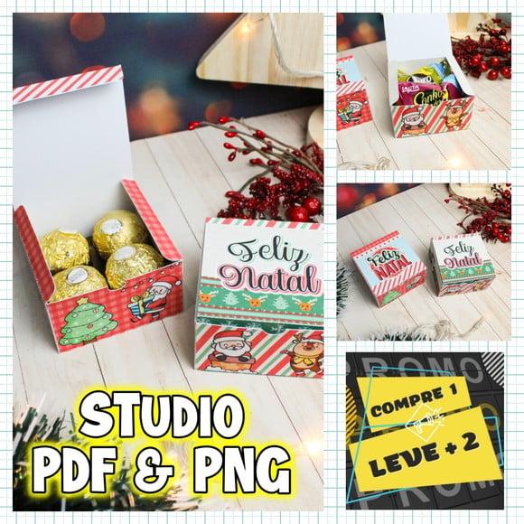 Arquivo de Corte Caixa Presente Natal