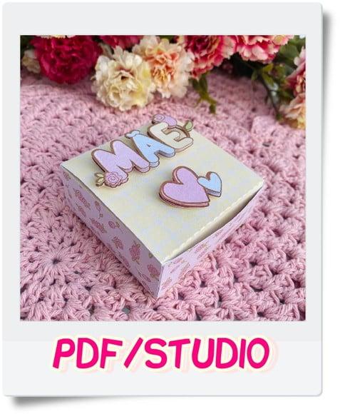 Arquivo de corte Caixa Sabonete Dia das Mães Studio/PDF