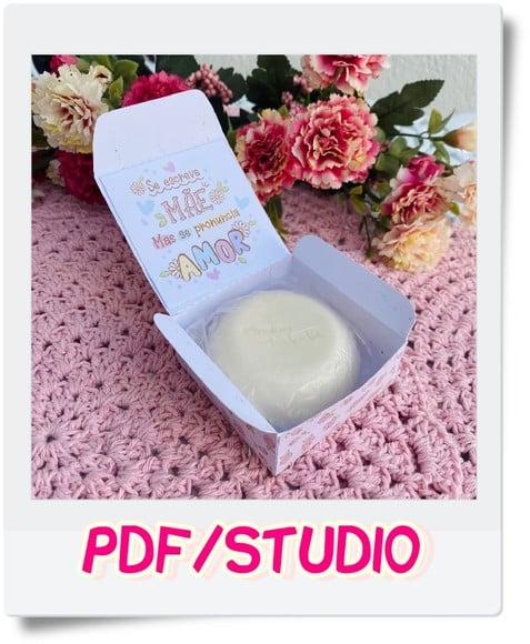 Arquivo de corte Caixa Sabonete Dia das Mães Studio/PDF