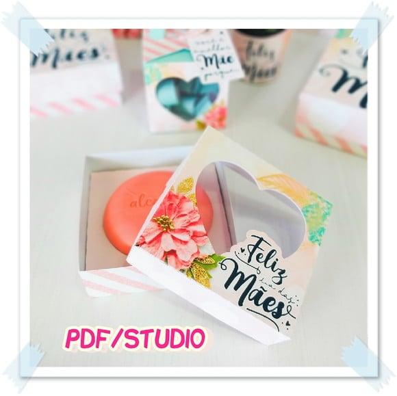 Arquivo de corte Caixa Sabonete Dia das Mães Studio/PDF