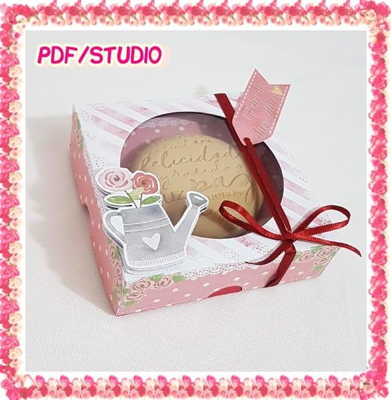Arquivo de corte Caixa Sabonete Dia das Mães Studio/PDF