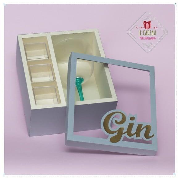 Arquivo de corte Caixa taça Gin Studio/DXF/SVG