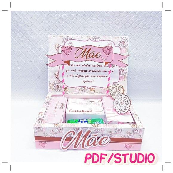 Arquivo de corte Cesta café da manha Dia das Mães Studio/PDF