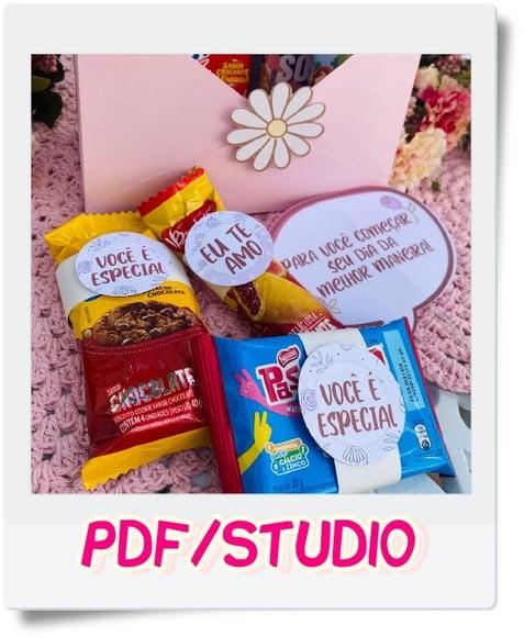 Arquivo de corte Cesta café da manha Dia das Mães Studio/PDF