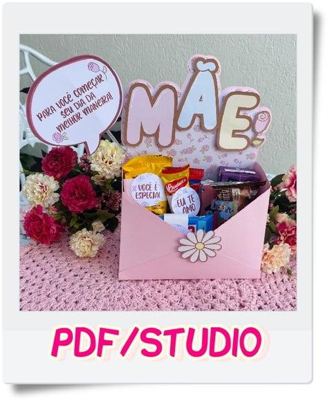 Arquivo de corte Cesta café da manha Dia das Mães Studio/PDF
