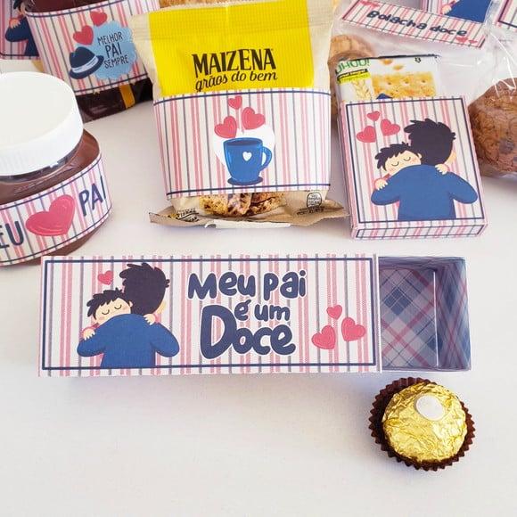 Arquivo de corte Cesta café da manhã Dia dos Pais Studio/PDF
