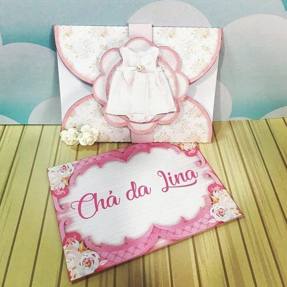 Arquivo de corte Chá de Bebe - Menina STUDIO/PDF/PNG