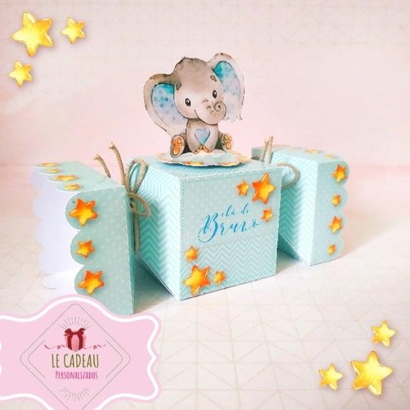 Arquivo de corte Chá de Bebe Elefantinho - Menino STUDIO