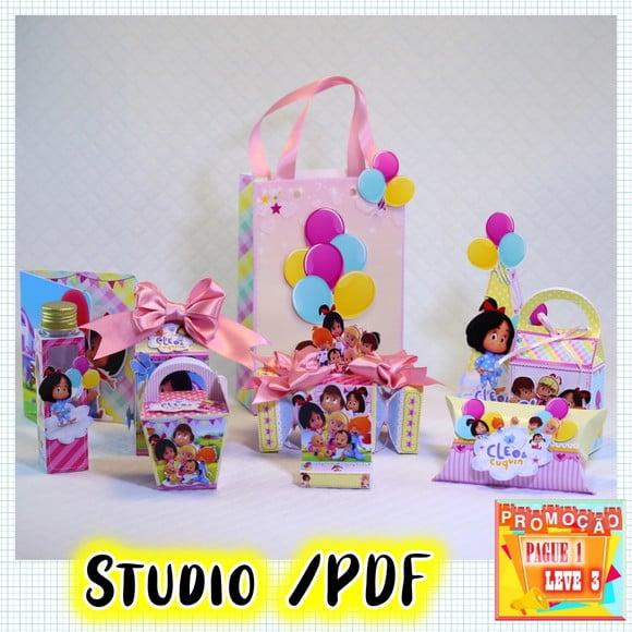 Arquivo de corte Festa Cleo e Cuquin *Studio/PDF*